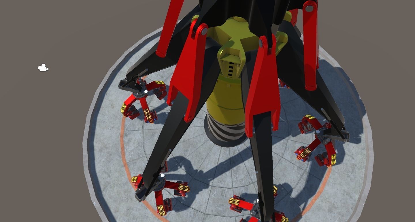 3D model High Detail Fairground Ride 09 - Jump2 VR / AR / low-poly ...