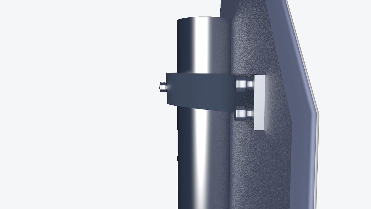 Stop Sign-Low-Poly Free low-poly 3D model_11