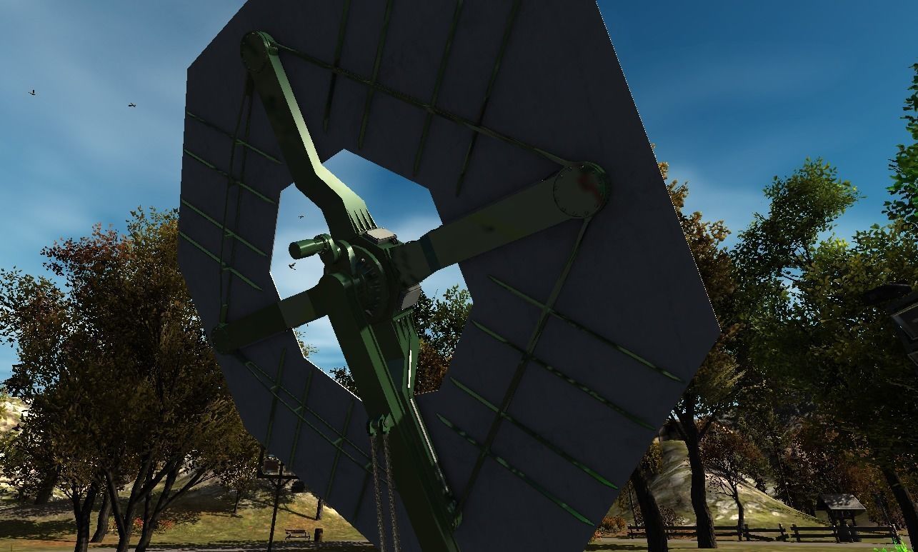 High Detail Fairground Ride 13  - Takeoff Low-poly 3D model_2