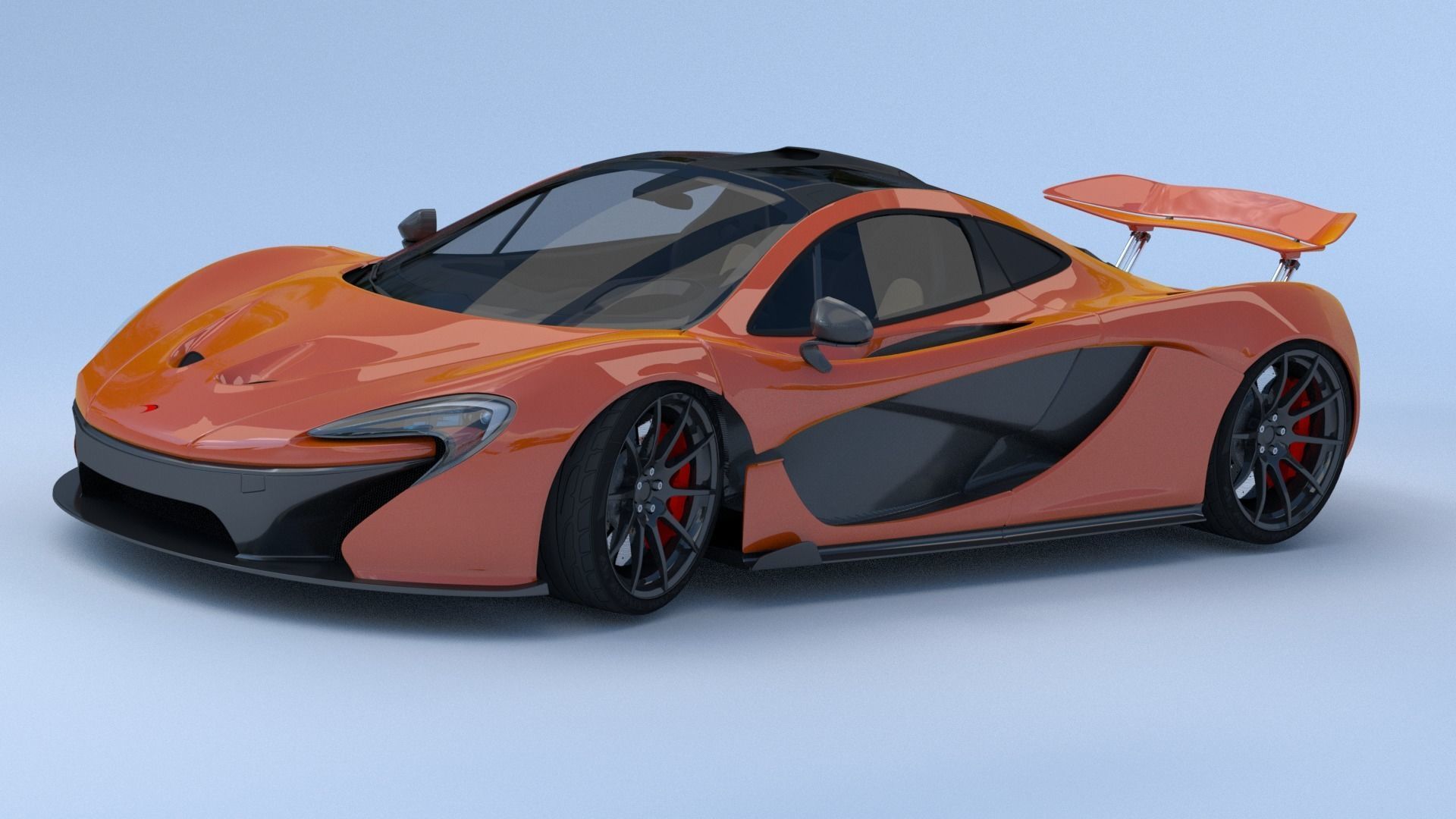McLaren P1 3D model_8