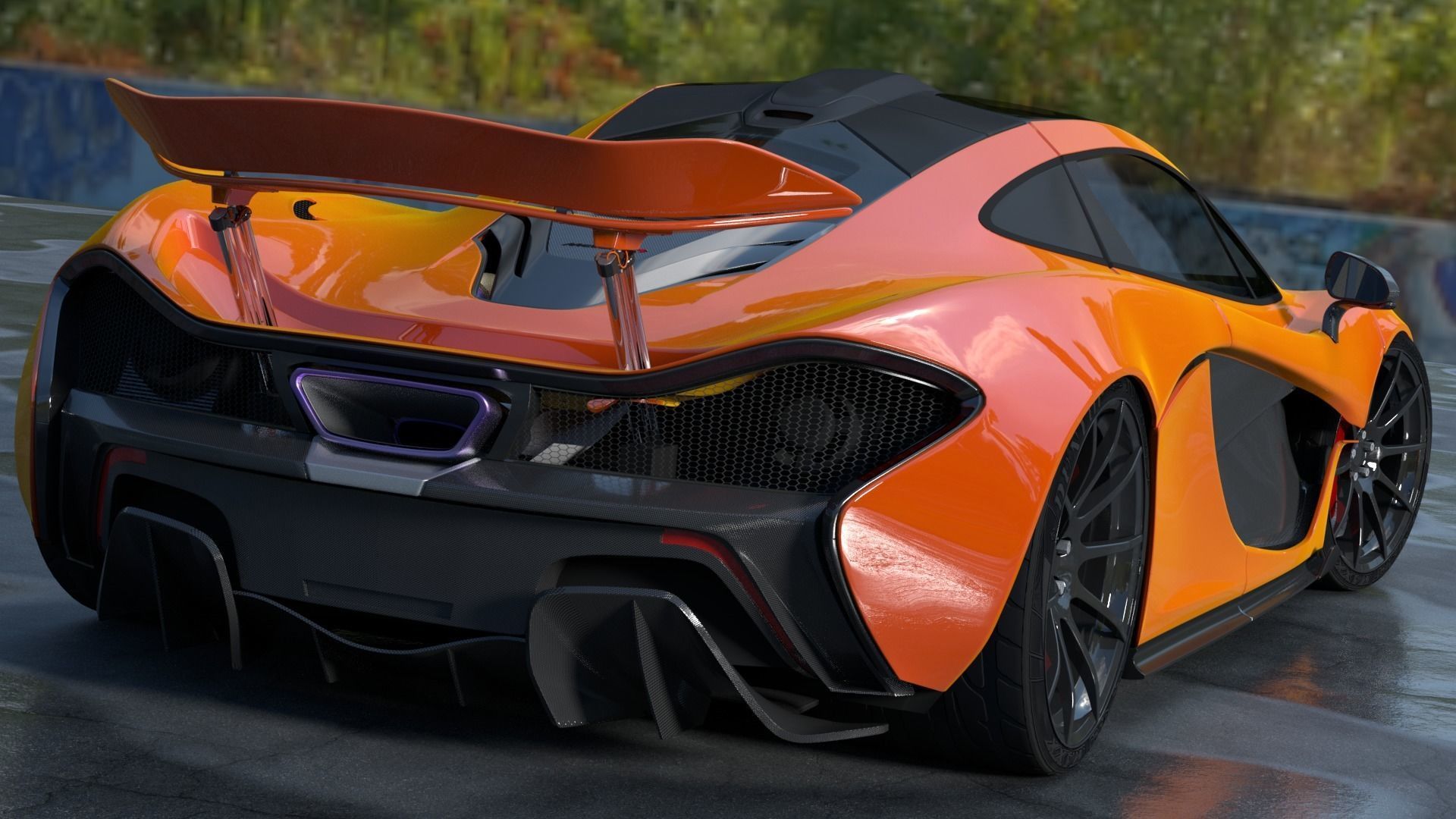 McLaren P1 3D model_5