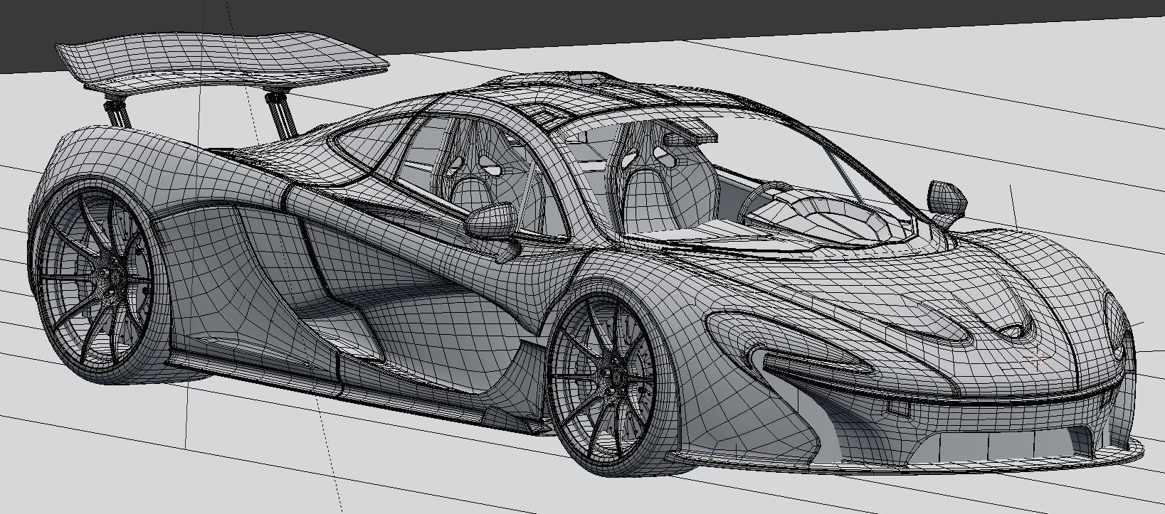 McLaren P1 3D model_22