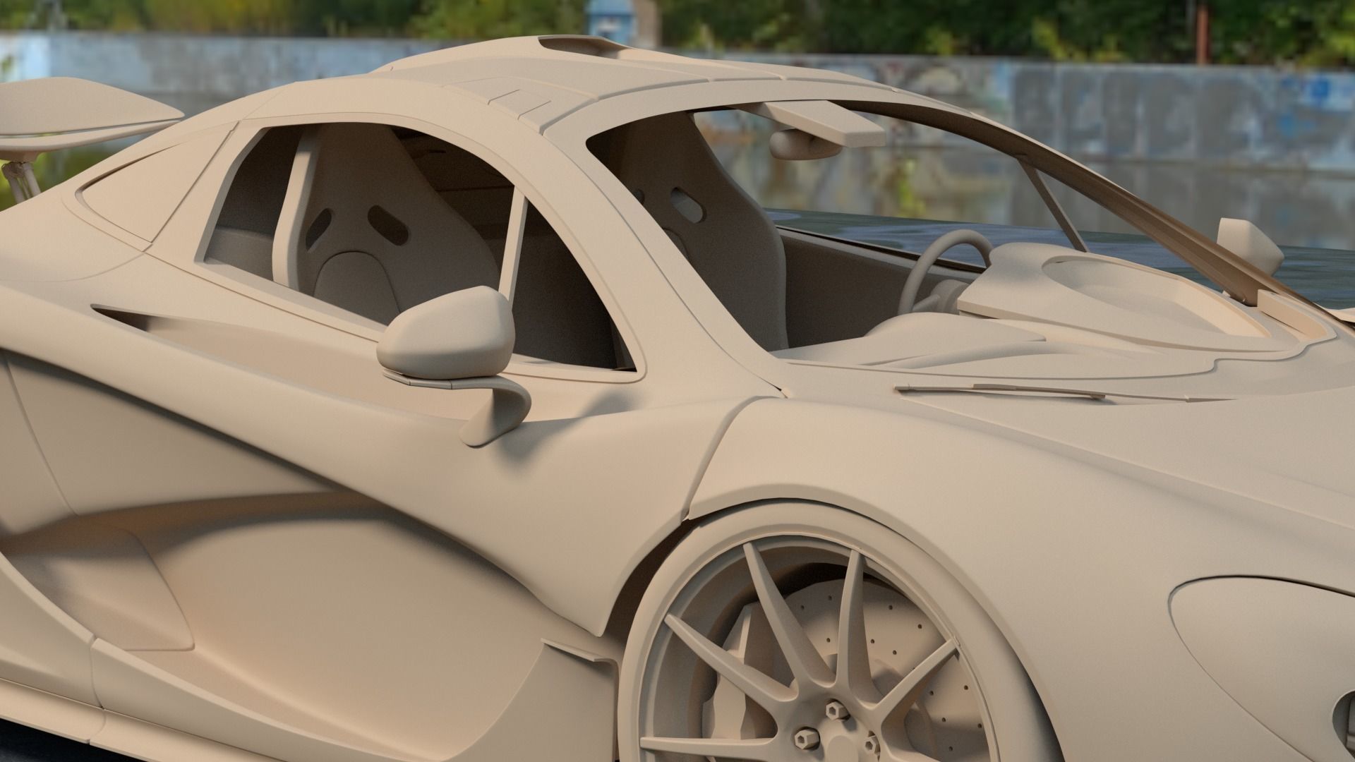 McLaren P1 3D model_14