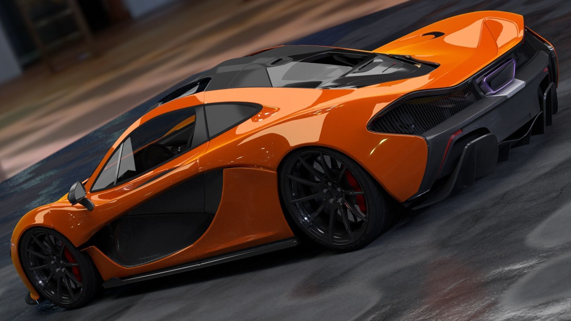 McLaren P1 3D model_2