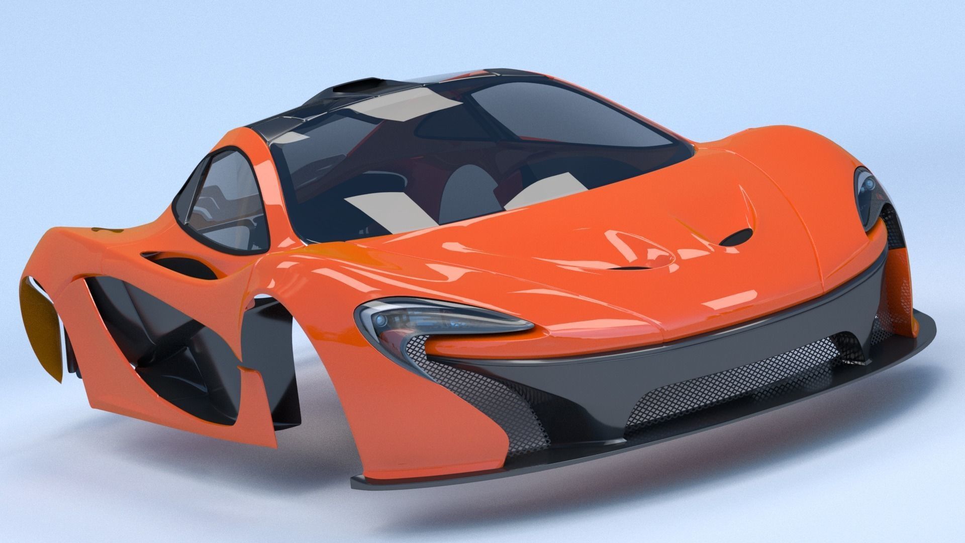 McLaren P1 3D model_23