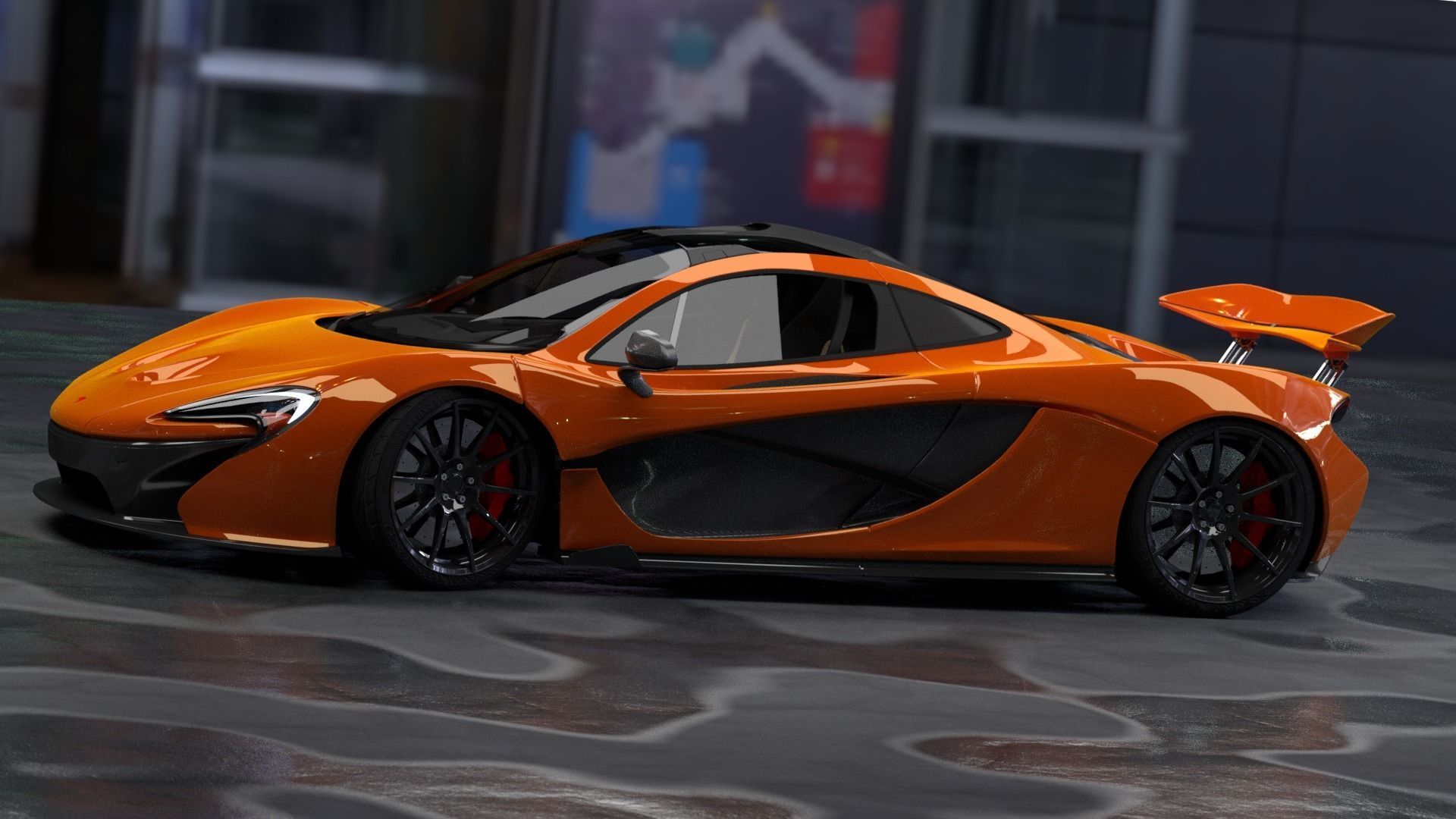 McLaren P1 3D model_1