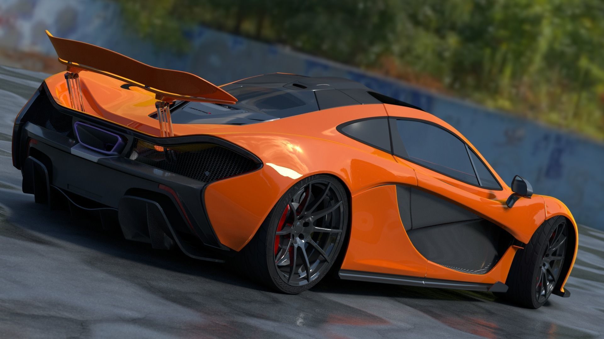 McLaren P1 3D model_3