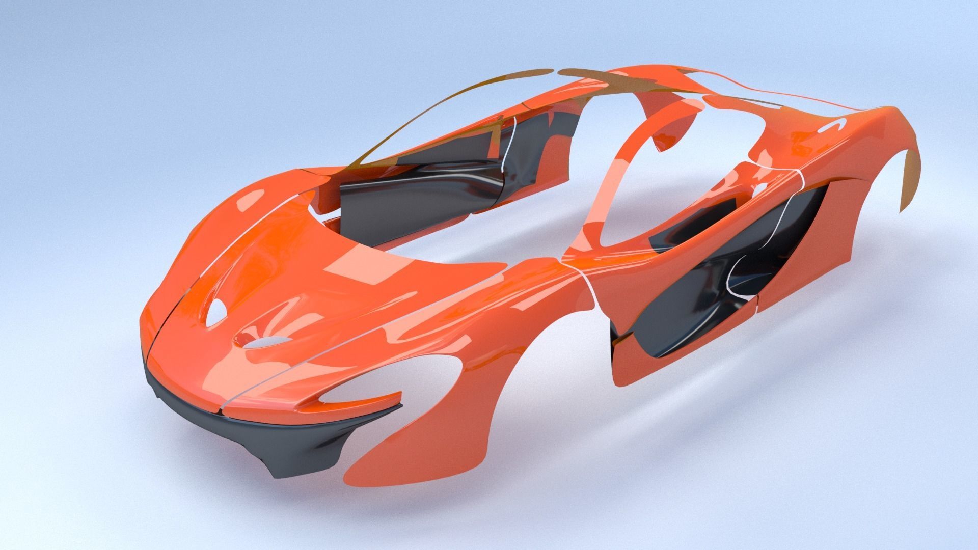 McLaren P1 3D model_24