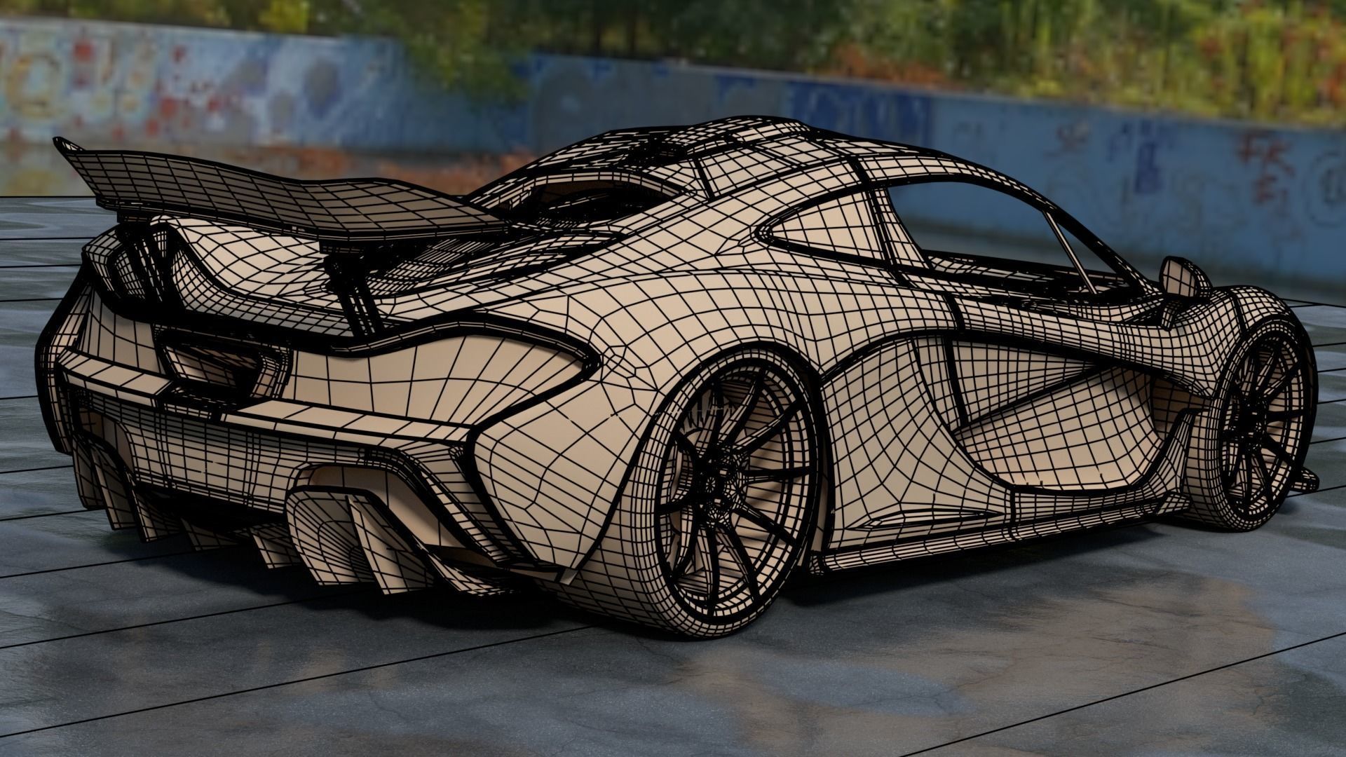 McLaren P1 3D model_15