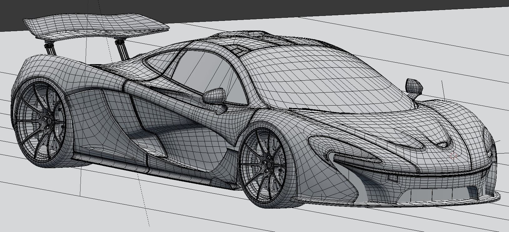 McLaren P1 3D model_21
