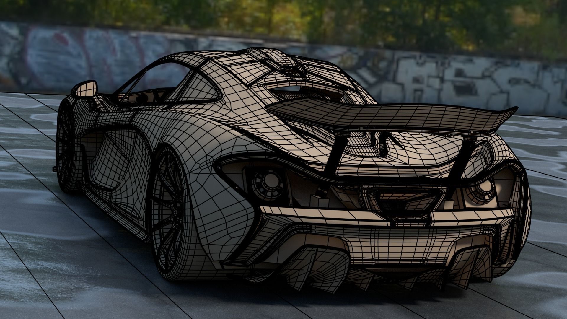 McLaren P1 3D model_17