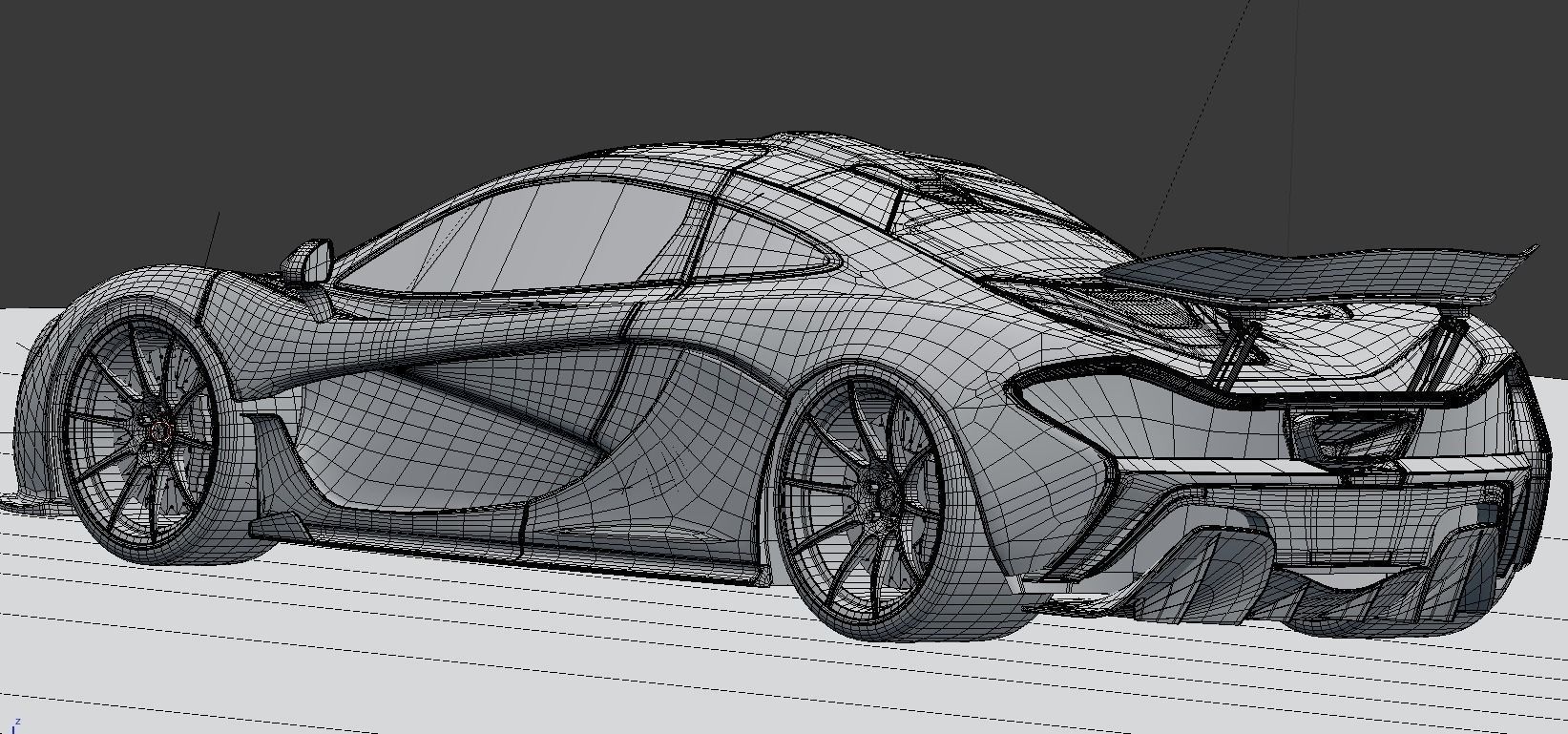 McLaren P1 3D model_20