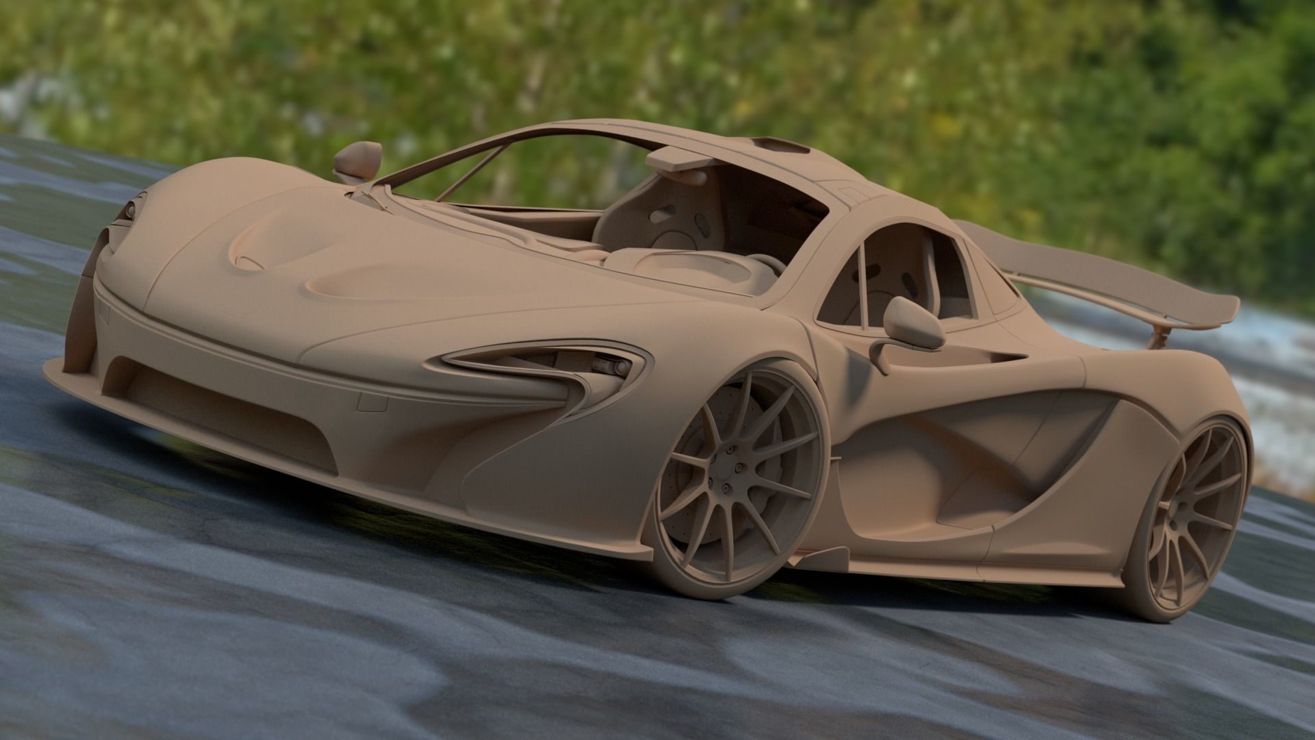 McLaren P1 3D model_11