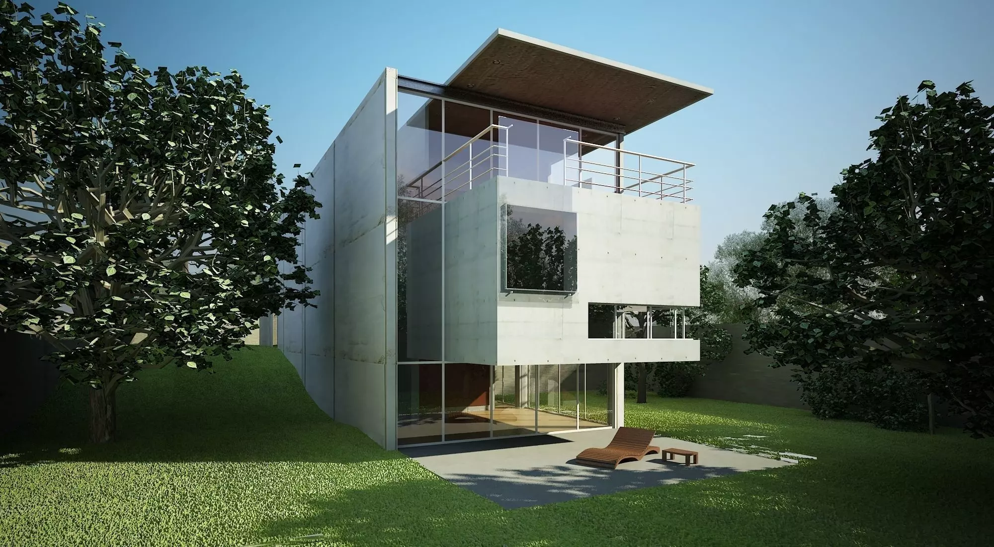 minimal house 3D model_0
