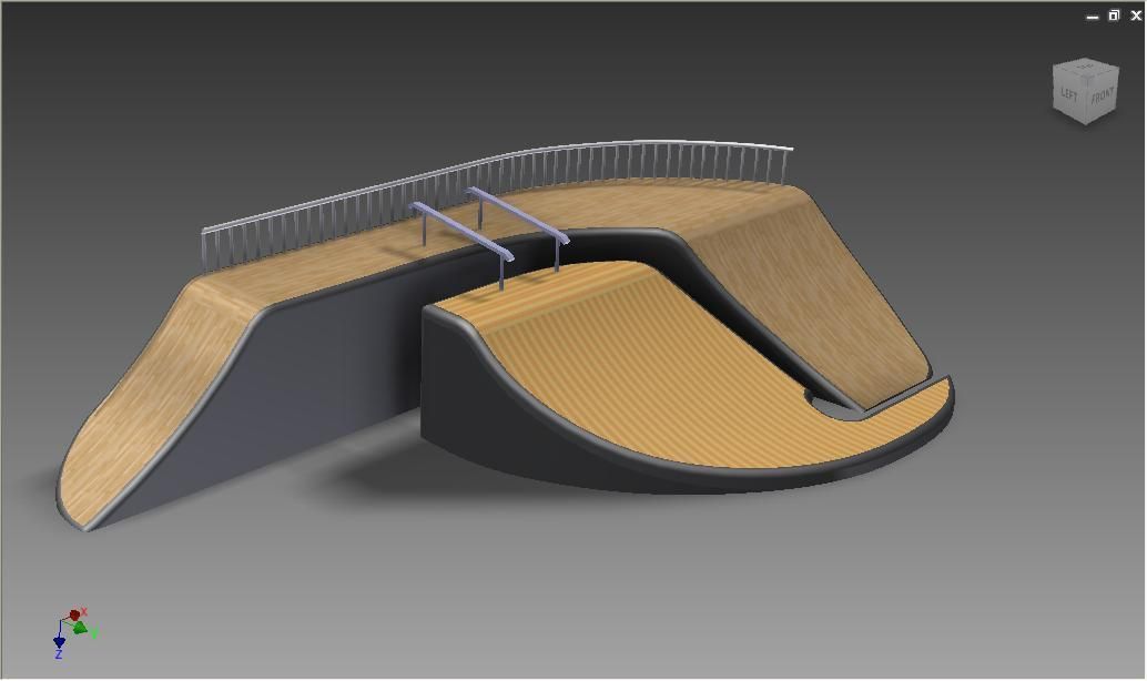 Obstacle for a skating park 3D model_6