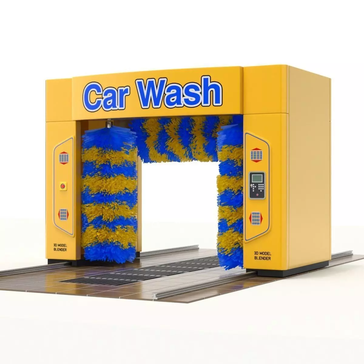 Car Wash 3D model