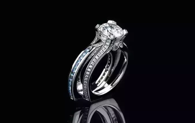 Interchangeable Ring 3D print model