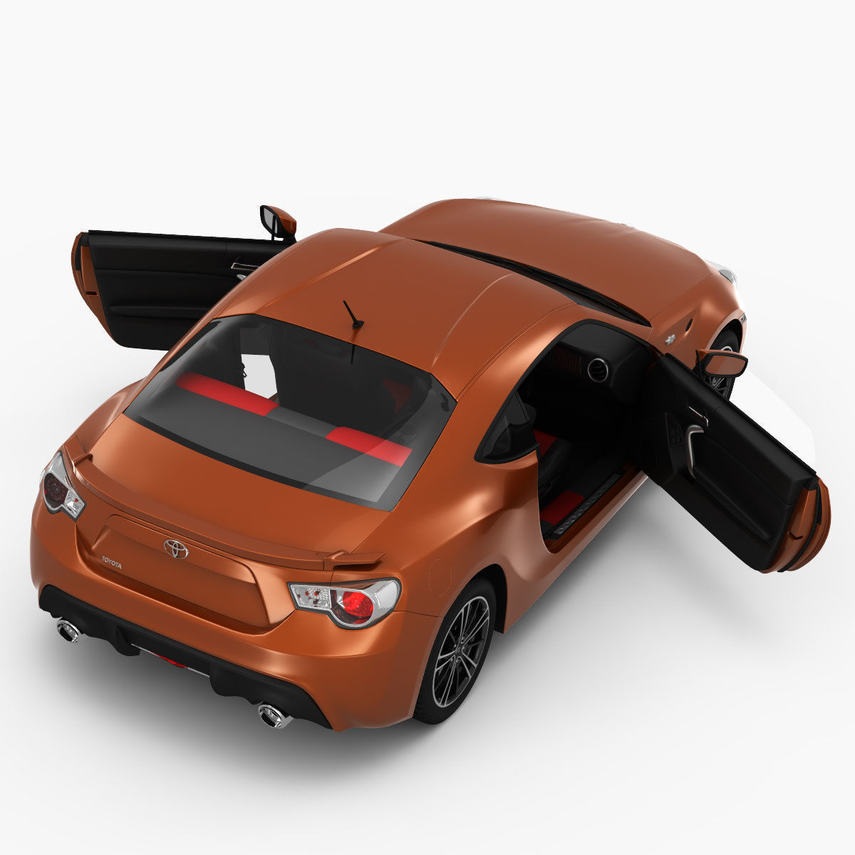 Toyota GT86 2013 3D model_4