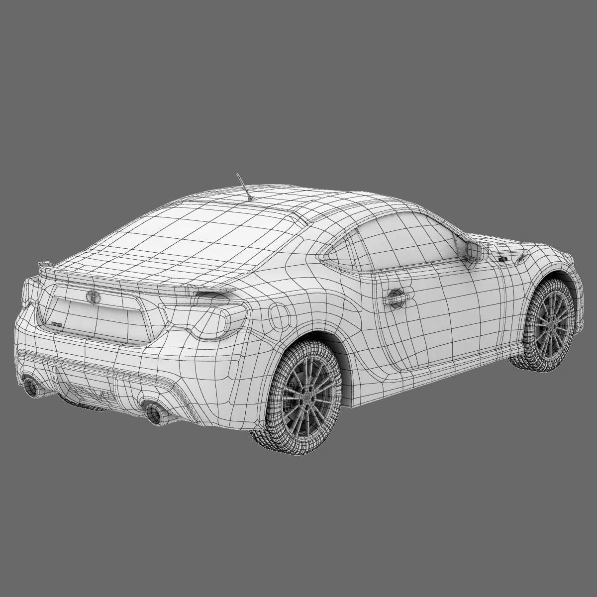 Toyota GT86 2013 3D model_9