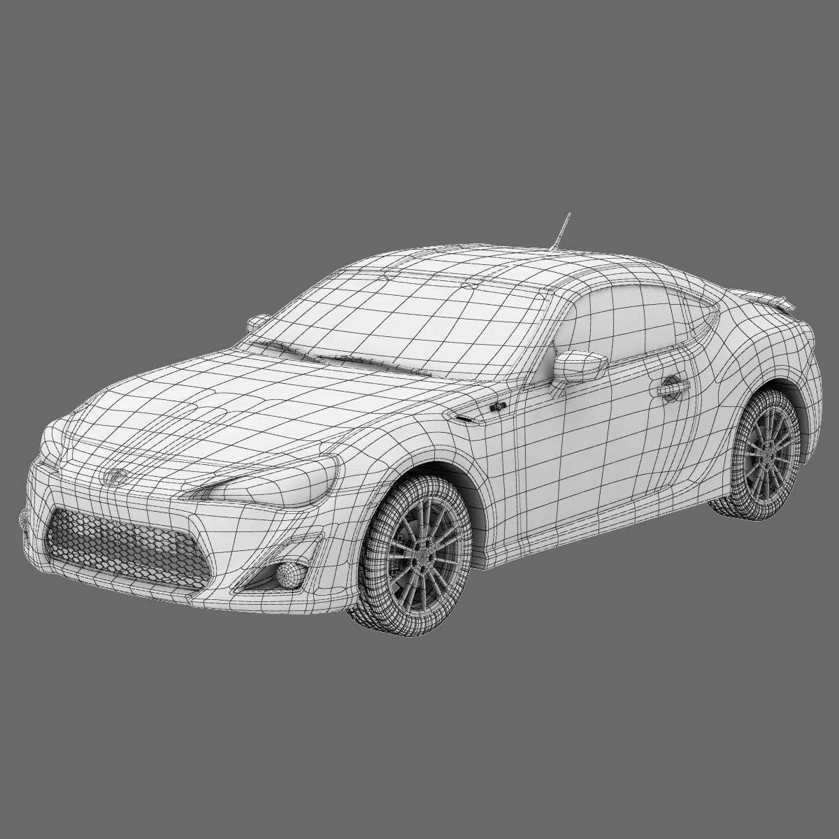 Toyota GT86 2013 3D model_7