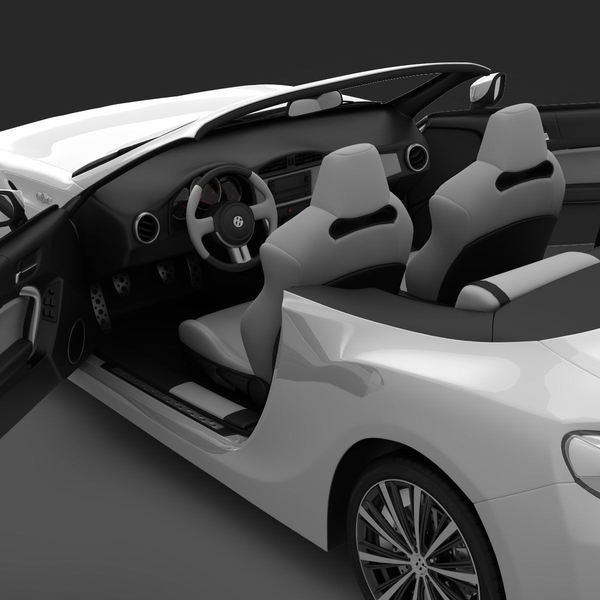 Toyota FT-86 Open Concept 2013 3D model_5