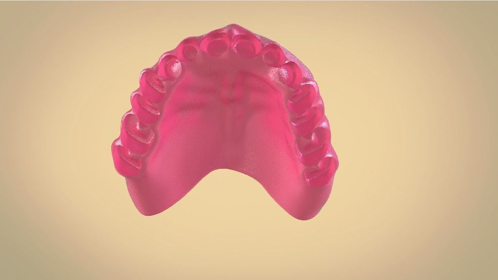 Full Dentures With Many Production Options 3D print model_5