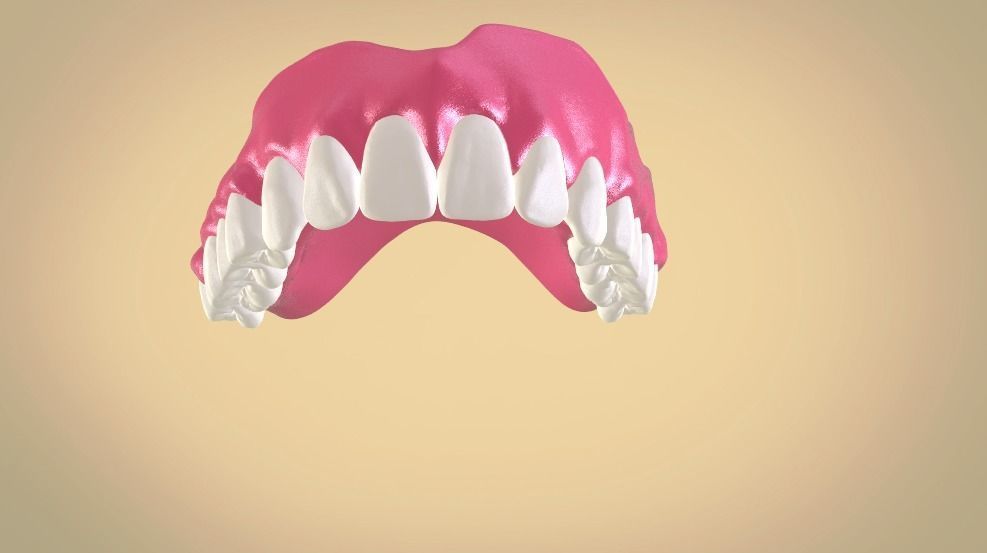 Full Dentures With Many Production Options 3D print model_7