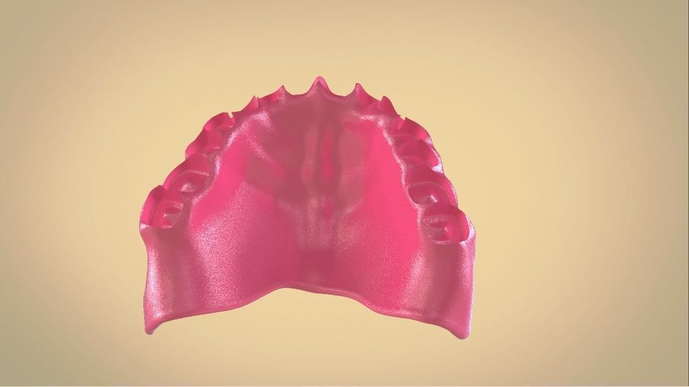 Full Dentures With Many Production Options 3D print model_10