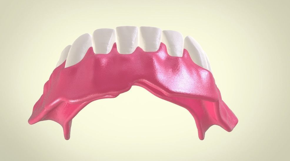 Full Dentures With Many Production Options 3D print model_11