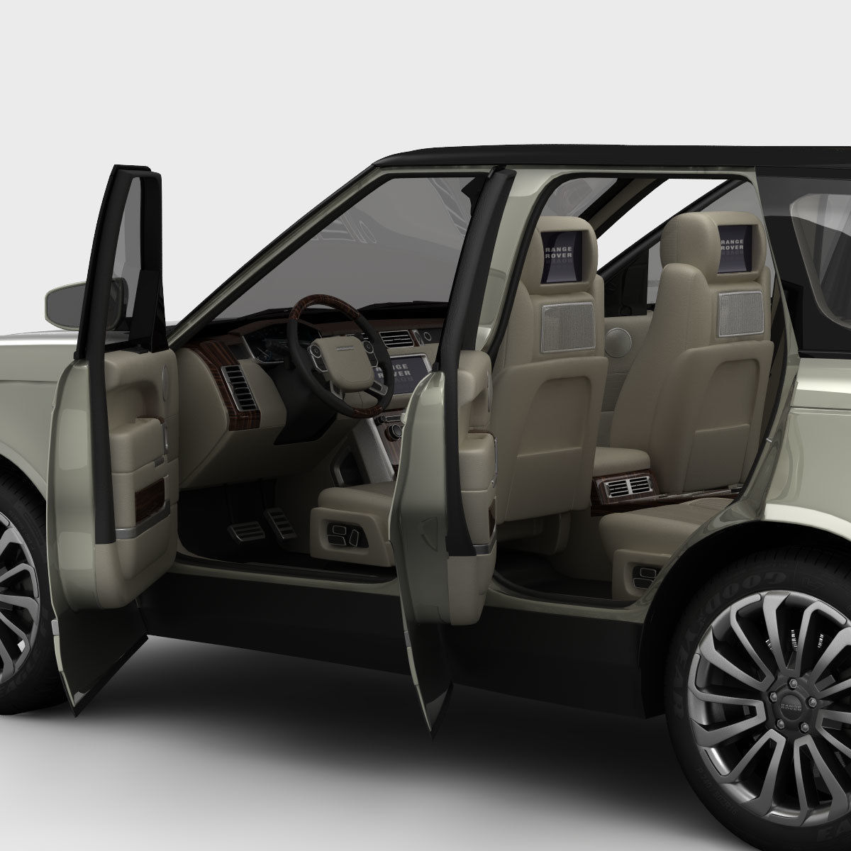 Range Rover Vogue L405 2013 3D model_7