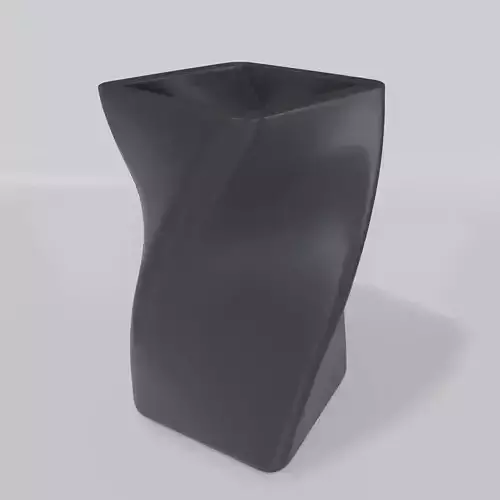 Pen holder in the form of a spiral cube