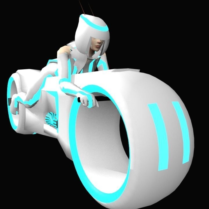 Tron game ready pack 3D model_5