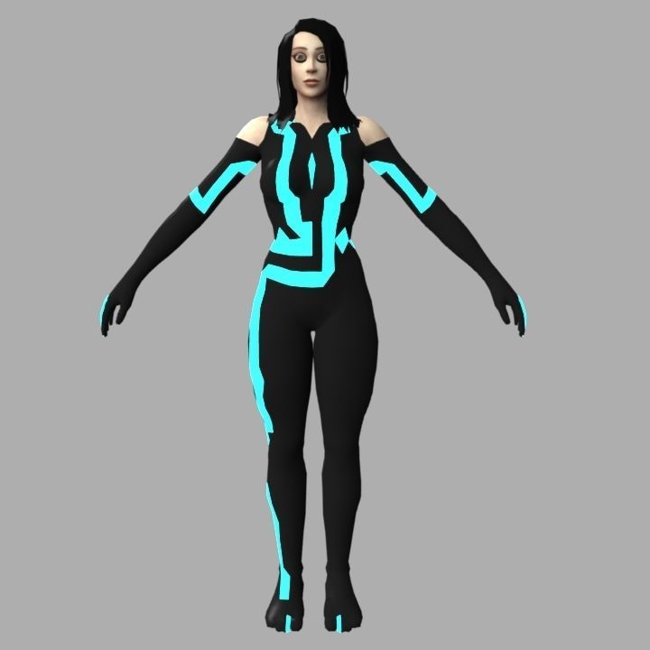 Tron game ready pack 3D model_6