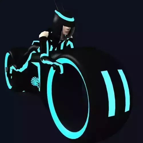 Tron game ready pack 3D model