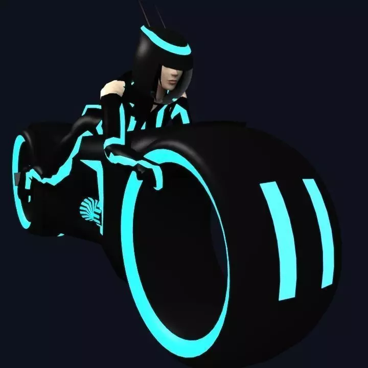 Tron game ready pack 3D model_0