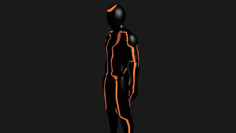 Tron game ready pack 3D model_1