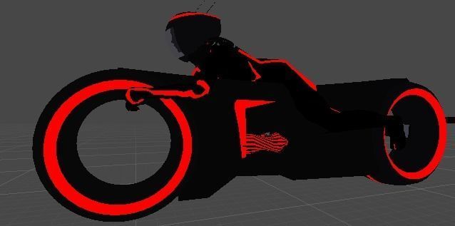 Tron game ready pack 3D model_2