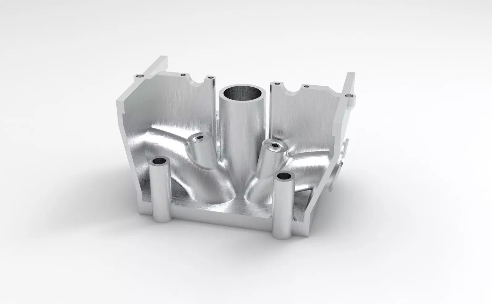 Car or Motorcycle Engine Cylinder Head 3D print model