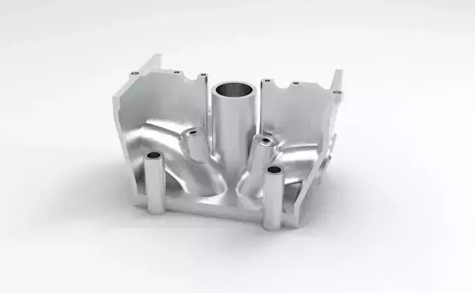 Car or Motorcycle  Engine Cylinder Head 3D print model