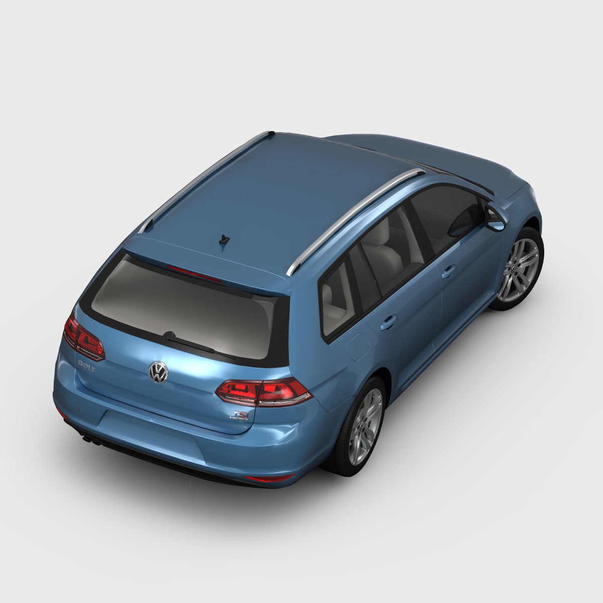 Volkswagen Golf 7 Variant 2013 3D model_3