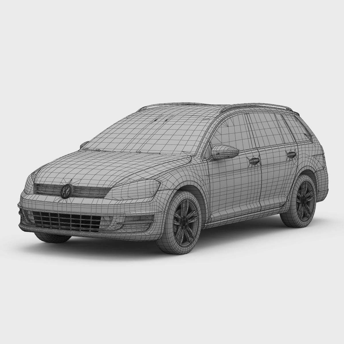 Volkswagen Golf 7 Variant 2013 3D model_7