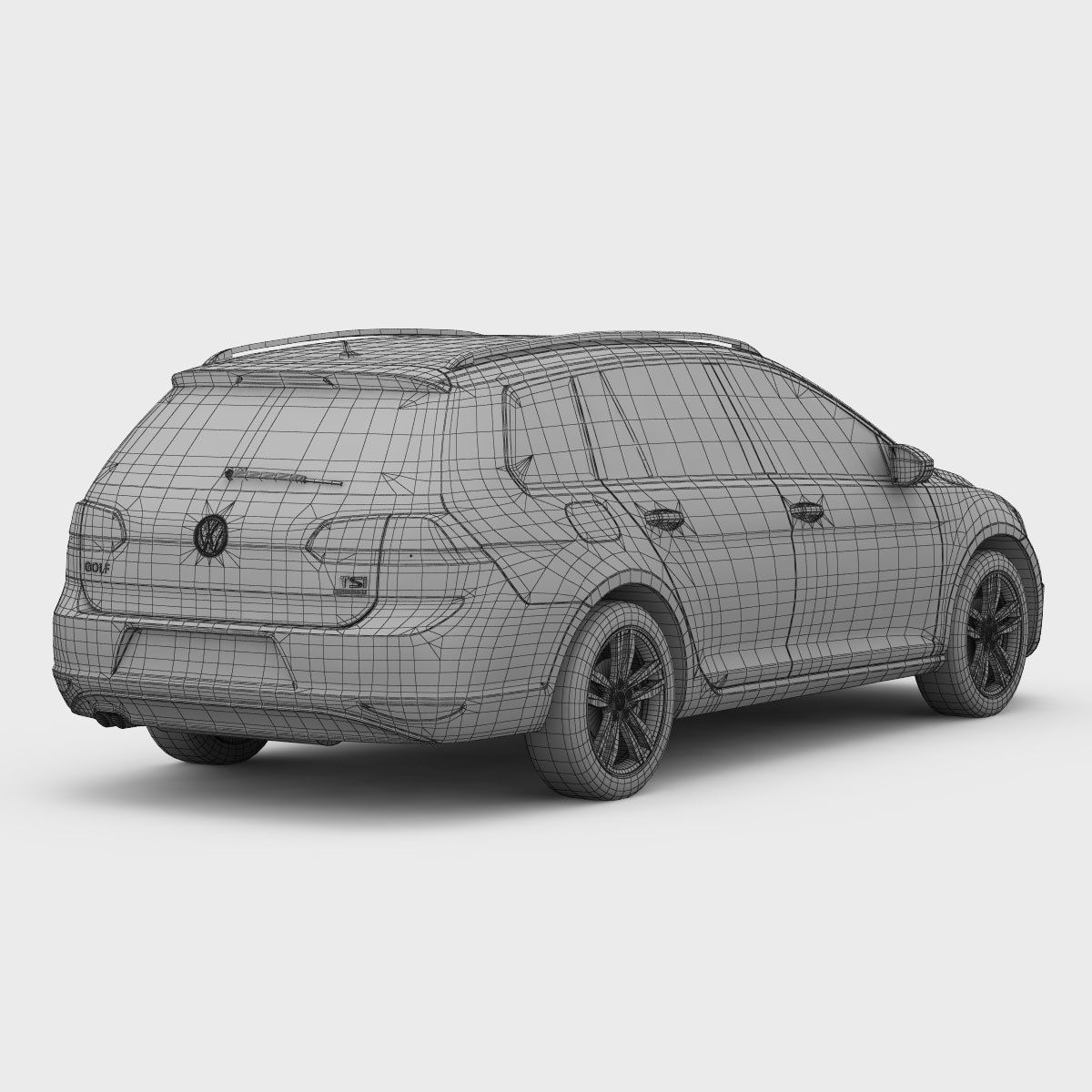 Volkswagen Golf 7 Variant 2013 3D model_9
