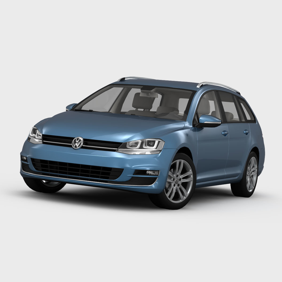Volkswagen Golf 7 Variant 2013 3D model_2