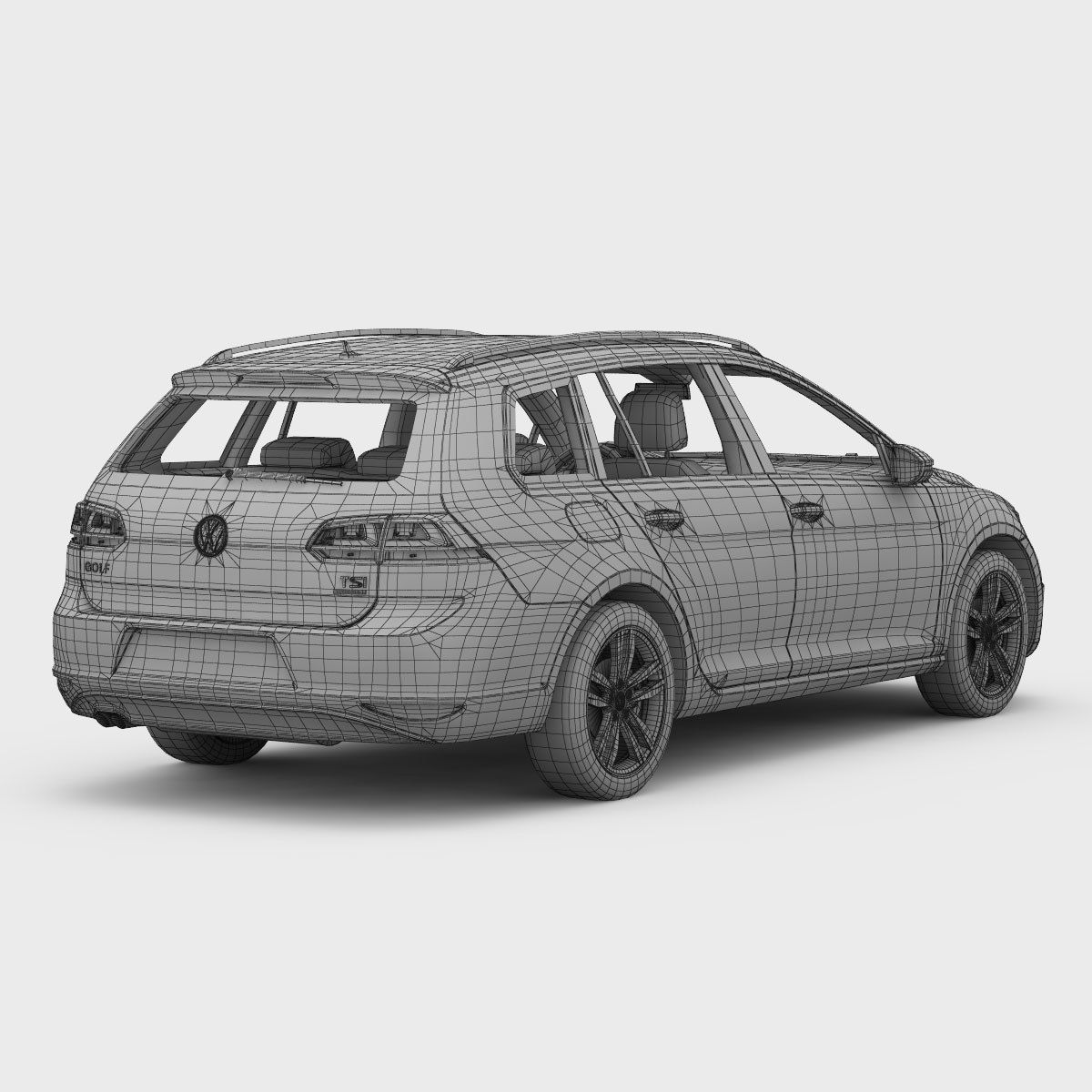 Volkswagen Golf 7 Variant 2013 3D model_10