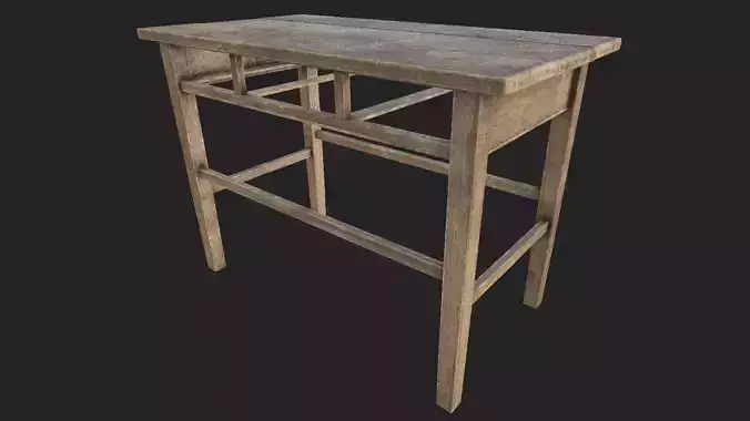 Wooden Table 1 PBR