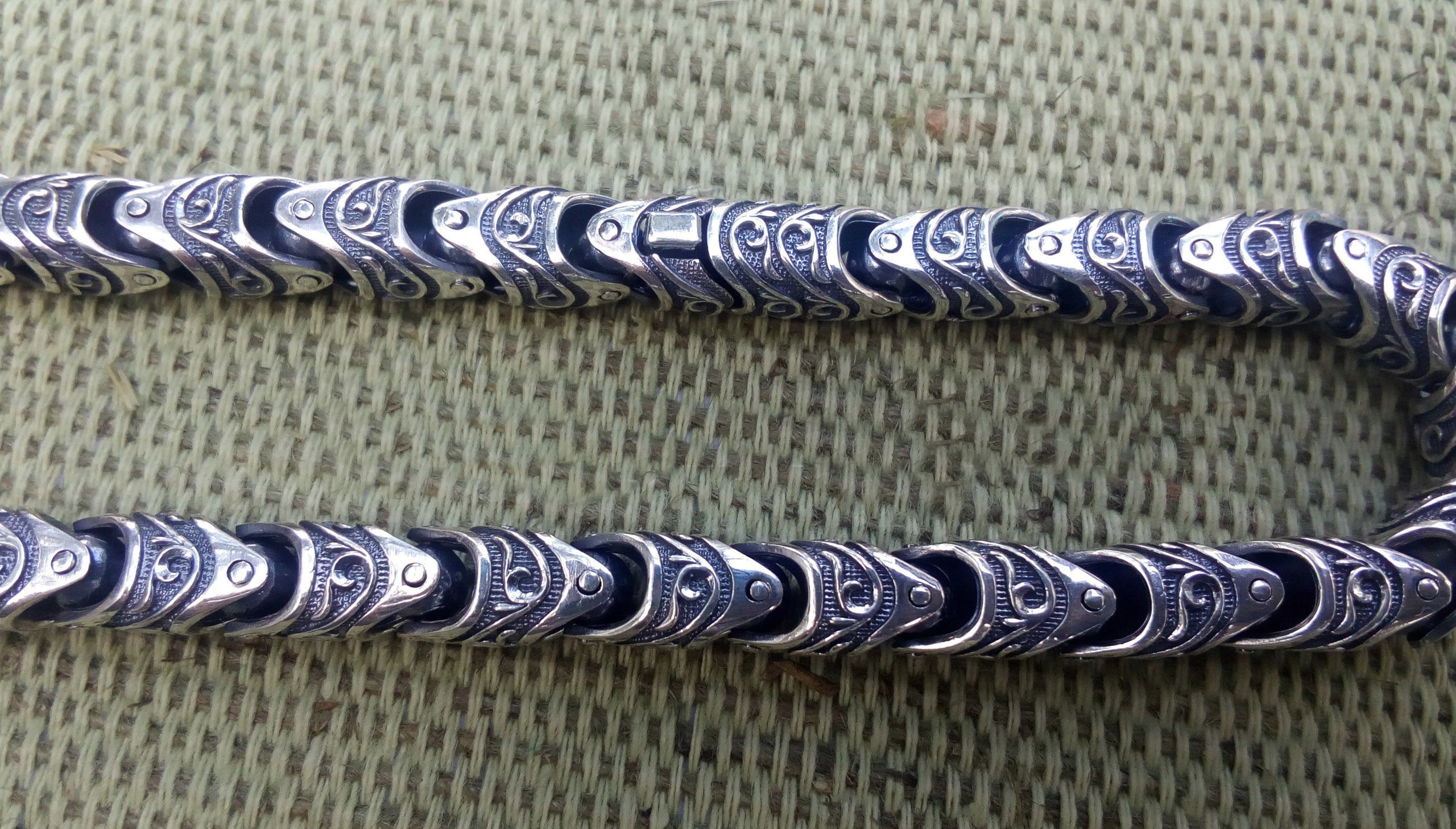 Stylish bracelet or necklace 01 3D print model_15