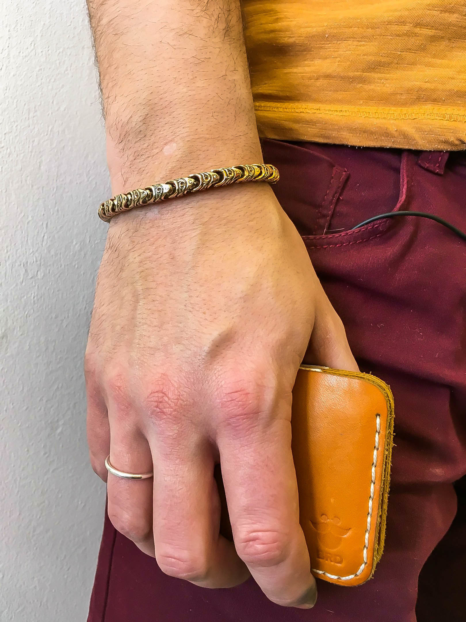 Stylish bracelet or necklace 01 3D print model_4