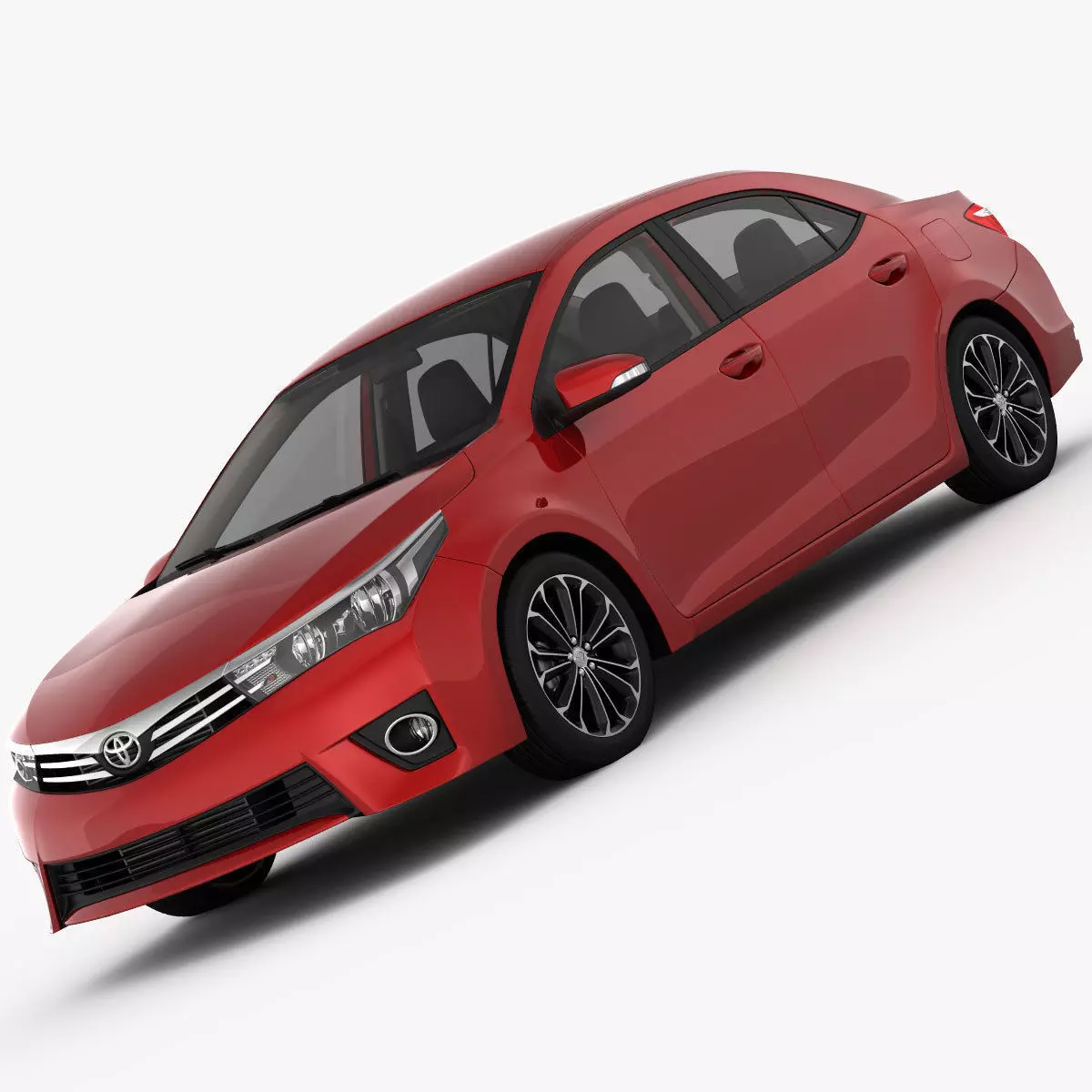 Toyota Corolla E170 Live 2014 detailed interior 3D model_0