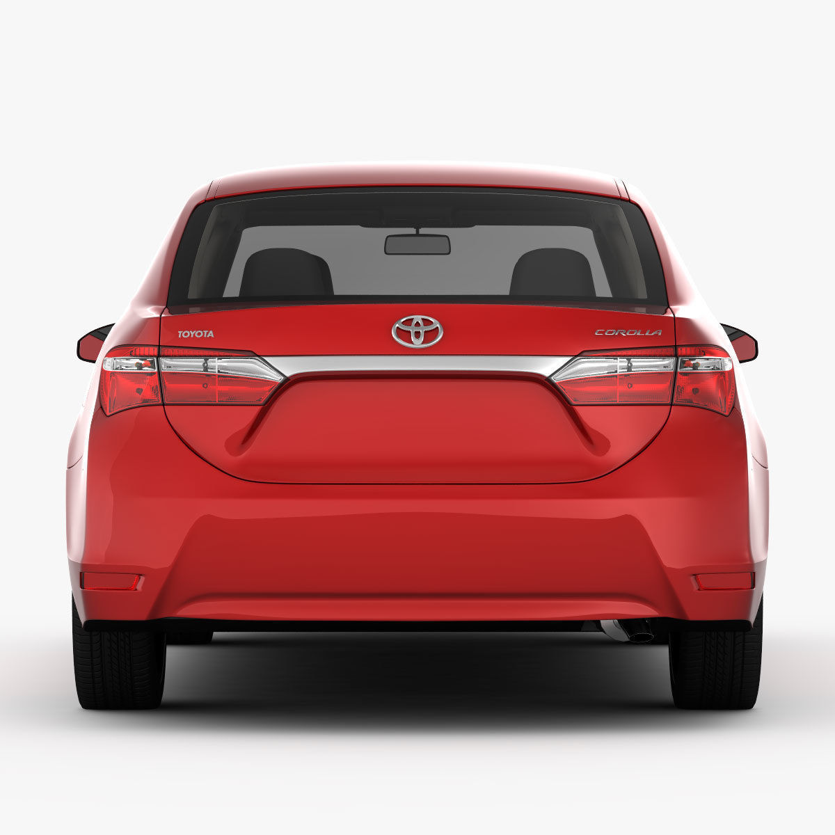 Toyota Corolla E170 Live 2014 detailed interior 3D model_9