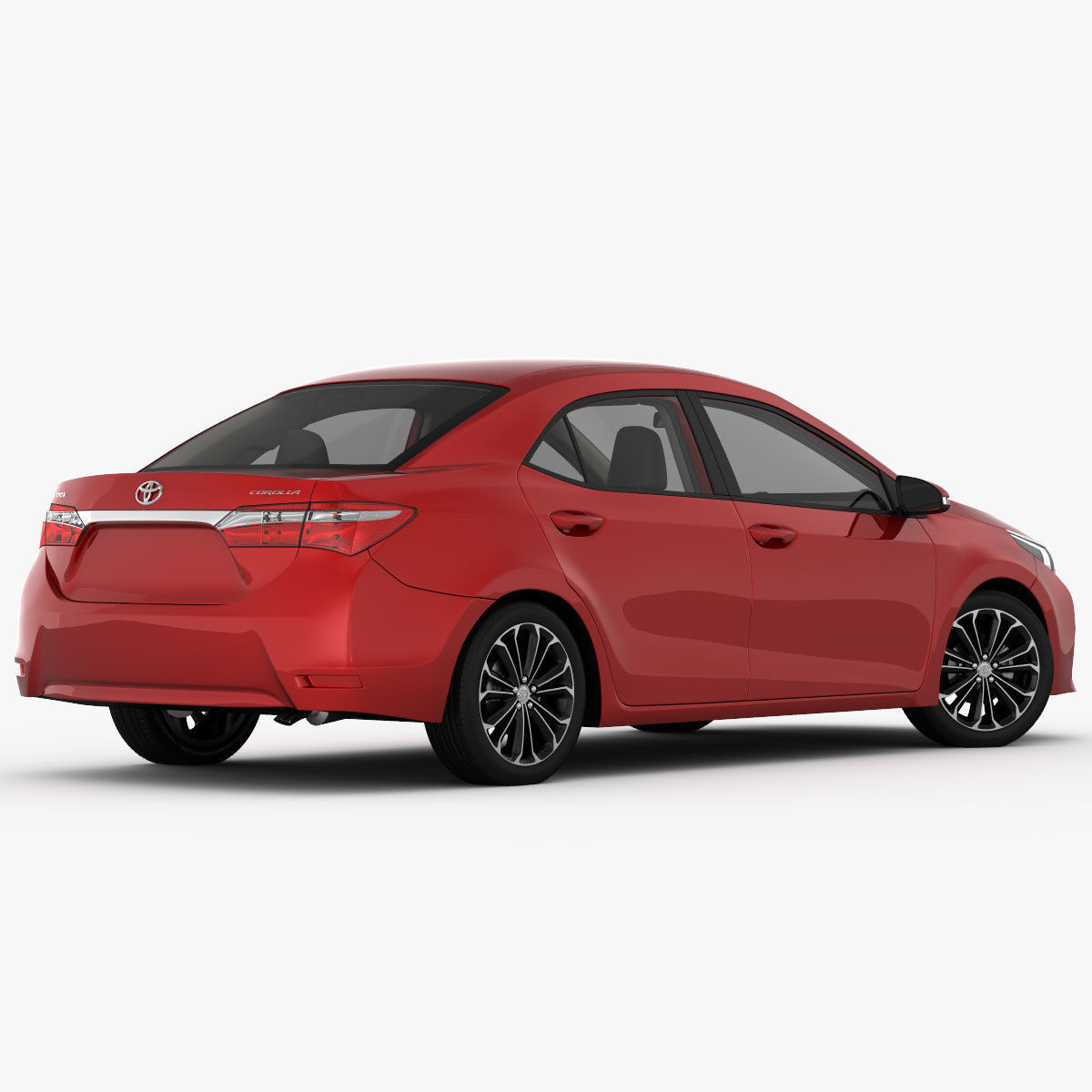 Toyota Corolla E170 Live 2014 detailed interior 3D model_3